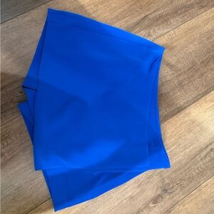 glam Royal Blue Mini Skirt